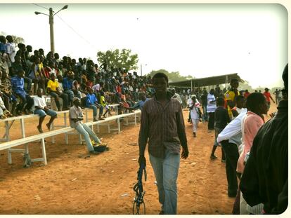 Una tarde en el hipódromo en Bamako