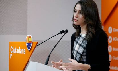 Inés Arrimadas es la candidata a las elecciones del 21D por Ciudadanos, que, según el CIS, será la fuerza más votada.
