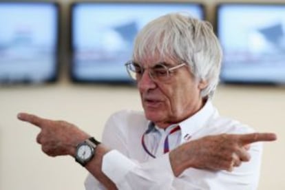 Bernie Ecclestone, the former F-1 chief.