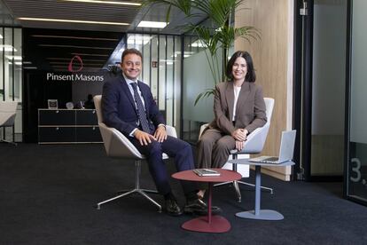 Fernando Gutiérrez e Inmaculada Castelló, socios codirectores de Pinsent Masons en España.