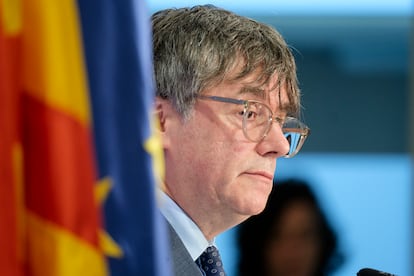 El expresident catalán Carles Puigdemont, el 5 de septiembre en Bruselas.