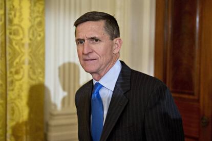 Michael Flynn, en la Casa Blanca.