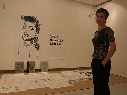La artista guipuzcoana, Azucena Vieites