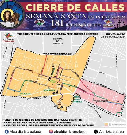 calles cerradas