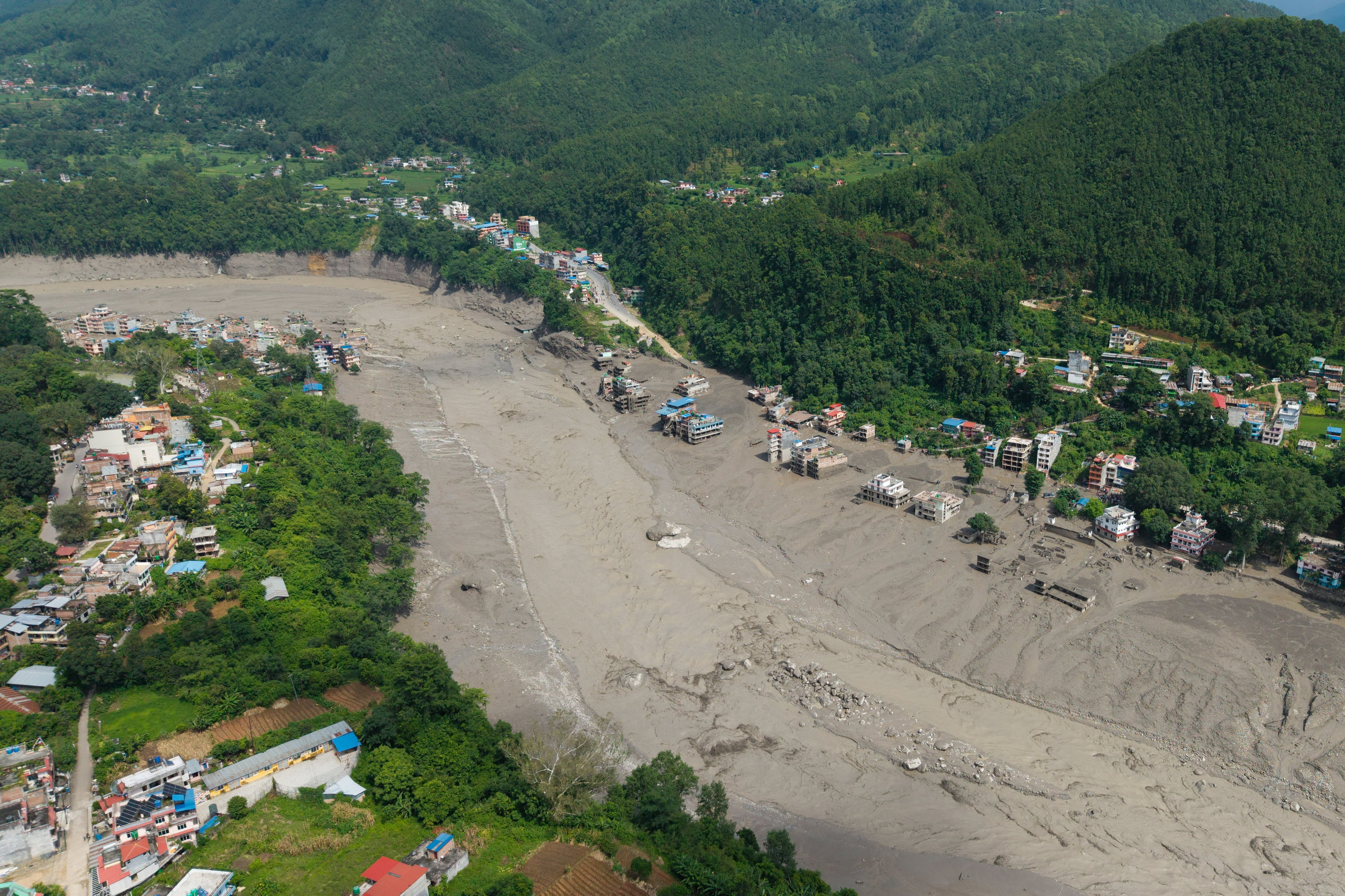 Los vídeos y las imágenes de la riada en Nepal