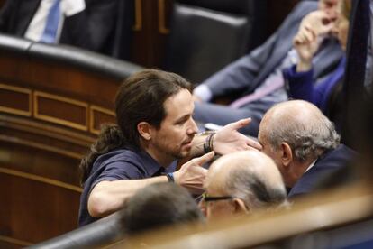 El líder de Podemos, pablo Iglesias.