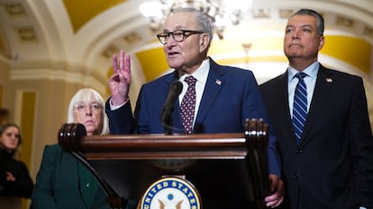 Chuck Schumer, el líder de la minoría demócrata en el Congreso.