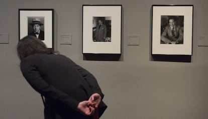 Retratos de Hans Reichel, Picasso y Dalí en la exposición de Brassaï en la Fundación MAPFRE de Barcelona.