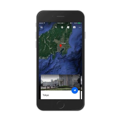Las tarjetas con información de interés de lugares son unas de las grandes novedades de Google Earth en iOS
