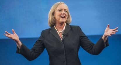 Discurso de Meg Whitman en Las Vegas.