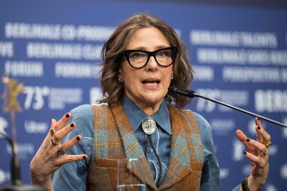 Rebecca Miller, ayer por la mañana en la Berlinale.