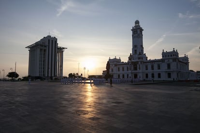 Malecón del puerto de Veracruz