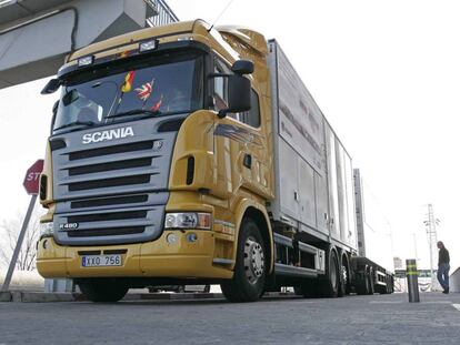 Un camión de la marca Scania. PABLO MORENO