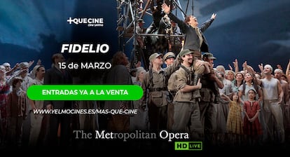 Cartel promocional de la proyección de 'Fidelio' a través de +Que Cine.