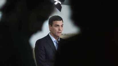 Pedro Sánchez comparece en rueda de prensa tras la reunión de la Comisión Permanente del PSOE el pasado lunes.