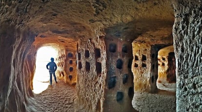 Las cuevas de los Cien Pilares, en Arnedo.