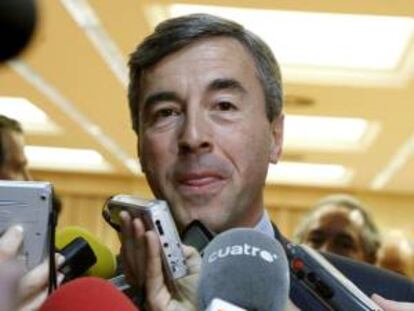 El exministro de Justicia e Interior en el último gobierno de Aznar, Ángel Acebes. EFE/Archivo