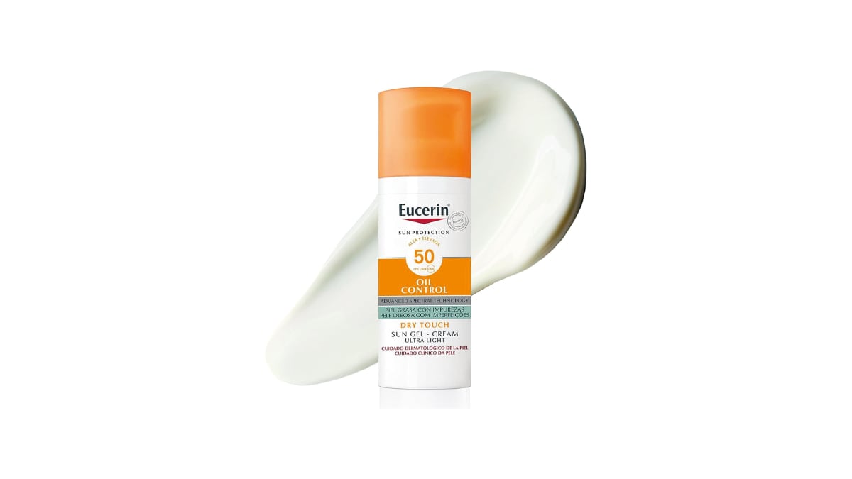 Crema solar Eucerin.