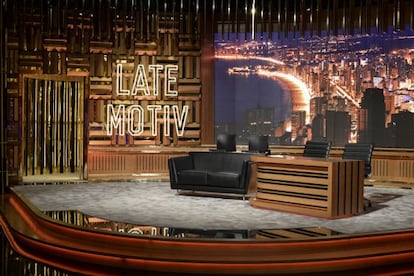 El plató de 'Late motiv'.