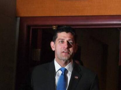 El presidente de la Cámara de Representantes, Paul Ryan. 