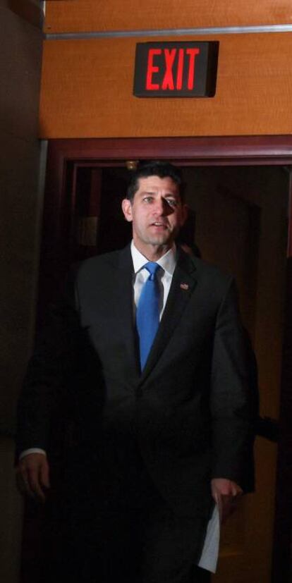 El presidente de la Cámara de Representantes, Paul Ryan. 