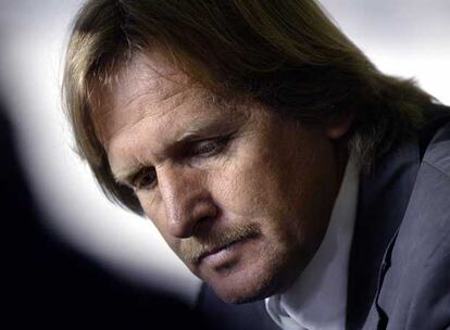 Bernd Schuster, el sábado en el banquillo del Sánchez Pizjuán.