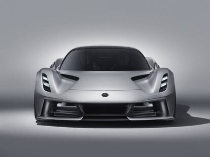 Frontal del nuevo Lotus Evija.