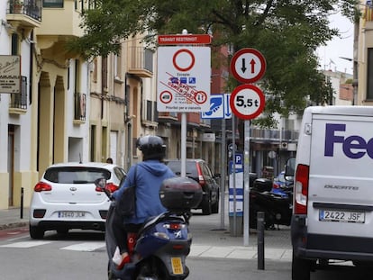 Un carrer al centre de Terrassa que patirà una restricció el 2020.