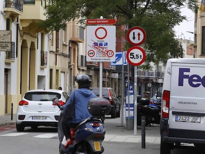 Una de las calles del centro de Terrassa que sufrirá una restricción en 2020.