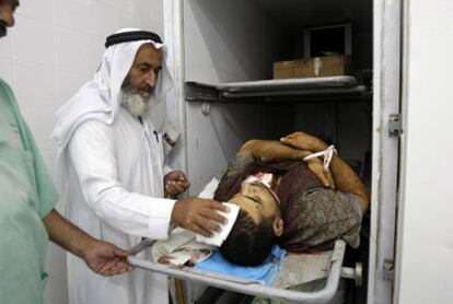 El cadáver de Iyad Shilbayeh, uno de los responsables de Hamas en Gaza
