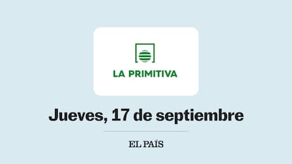 Sorteo de La Primitiva jueves 17 septiembre 2026
