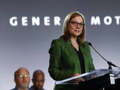 La presidenta y consejera delegada de General Motors, Mary Barra.