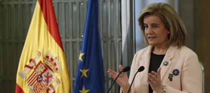 Fátima Báñez, ministra de Empleo y Seguridad Social.