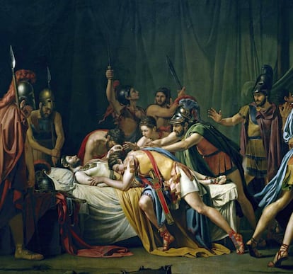 Pintura de José de Madrazo de la muerte de Viriato.