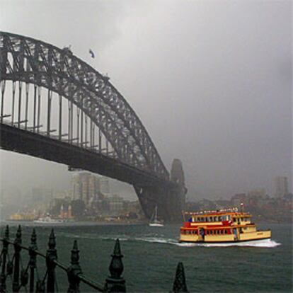 Vista del puerto de Sidney, Australia.