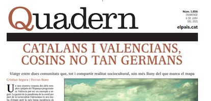 Portada del próximo número de 'Quadern', suplemento en catalán de EL PAÍS.