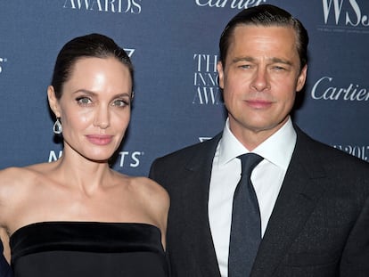 Angelina Jolie y Brad Pitt, en una ceremonia de premios en noviembre de 2015.