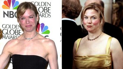 Renee Zellweger empezó a despuntar en 2001, cuando ganó su primer Globo de Oro por 'Persiguiendo a Betty'. Ese mismo año se ponía en la piel de Bridget Jones, la antiheroína británica que ha dado forma a su carrera, el 'El diario de Bridget Jones', un papel que repetiría cuatro años después. Jones era una de las primeras mujeres protagonistas que no tenían el ideal de belleza y delgadez extrema de Hollywood, de ahí que la brillante interpretación de Zellweger, que tuvo que hablar con acento británico y coger 13 kilos, lograra nominaciones y premios.