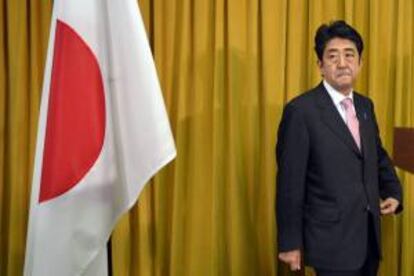 El vencedor de la pasadas elecciones generales niponas del 16 de diciembre y próximo primer ministro, Shinzo Abe. EFE/Archivo