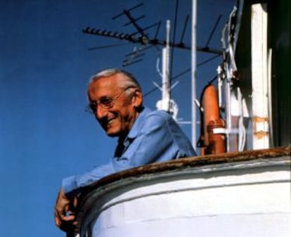 Jacques Cousteau en 1988.