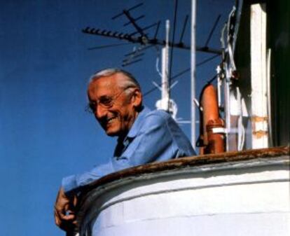 Jacques Cousteau en 1988.