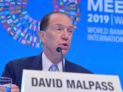 El presidente del Banco Mundial, David Malpass.