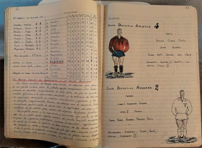 Crónica de un partido del Andorra Club de Fútbol (Teruel) correspondiente a la jornada 16 de liga del año 1958