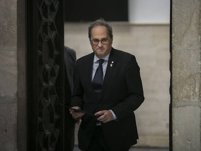 Catalan premier Quim Torra.