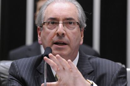 Cunha em sessão da Câmara nesta quarta-feira.