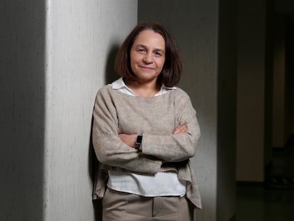 Montserrat García-Closas, investigadora del cancer de mama, en la sede del CNIO en Madrid.