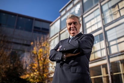 Sigfrido Herráez, en la sede del Colegio Oficial de Arquitectos de Madrid (COAM).