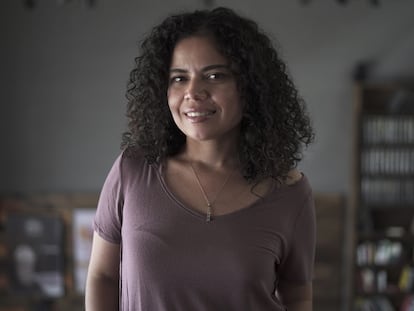 La periodista de 'El Faro' Julia Gavarrete.