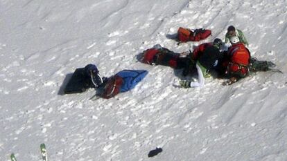 Rescate de los dos monta&ntilde;eros muertos en &Aacute;vila.