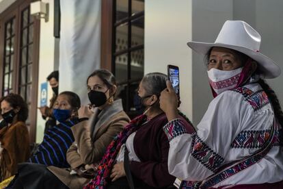 Entre los invitados se encontraban representantes de distintas comunidades indígenas de México.